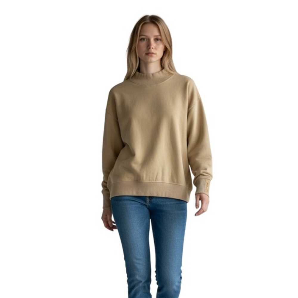 NWT RLX Ralph Lauren Mock Neck Pullover Sweatshirt size XL in Khaki
